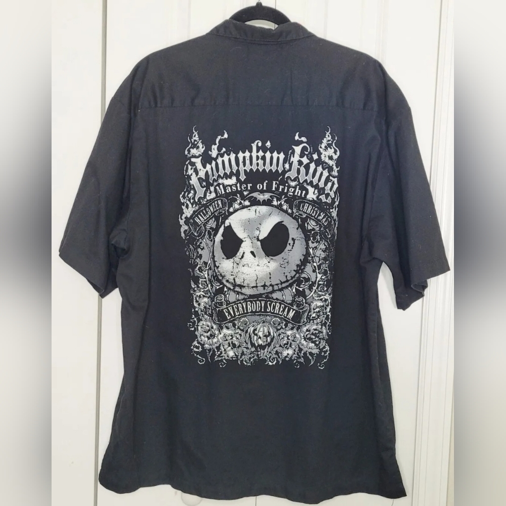 Jack Skellington 93 Bowling Shirt Nightmare Before Christmas Walt Disney World